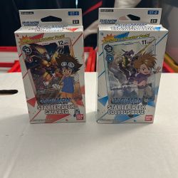 Digimon Card Game Starter Decks (Gaia Red & Cocytus Blue)