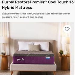 Purple Restore Premier Hybrid Cool Touch King Mattress 