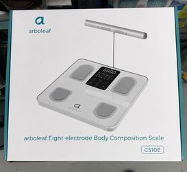 Arboleaf Smart Body Composition Scale – 8 Electrode Full Body Analyzer – New