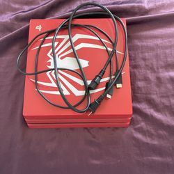 PS4 Pro Spider-Man Edition 1tb With Cords No Controller 