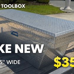 🔥 UWS Aluminum Truck Tool Box  C– 60 ¾” wide (top lid) • 20” deep •Great Condition