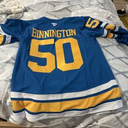 Brand New Binnington Blues Jersey.  Size XL.  