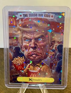 2025 The Trash Bin Kids ~ Donald Trump Trading Card ~ Not The Garbage Pail Kids GPK