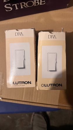 Diva Lutron light switch dimmer