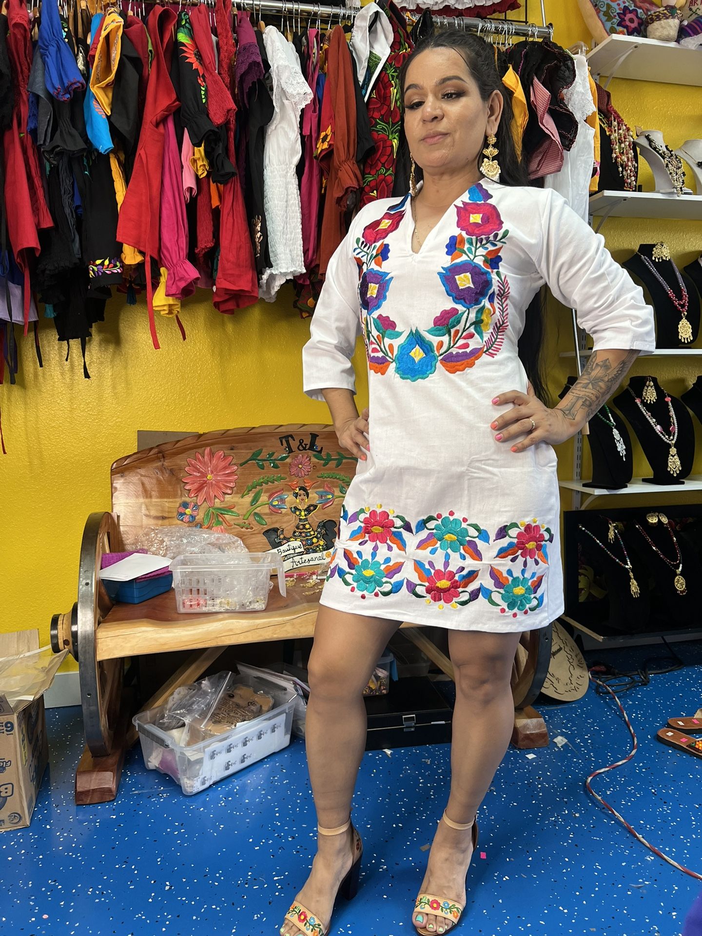 Vestidos Bordados Mexicanos