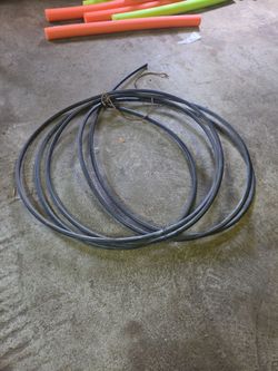 Black hard plastic hose