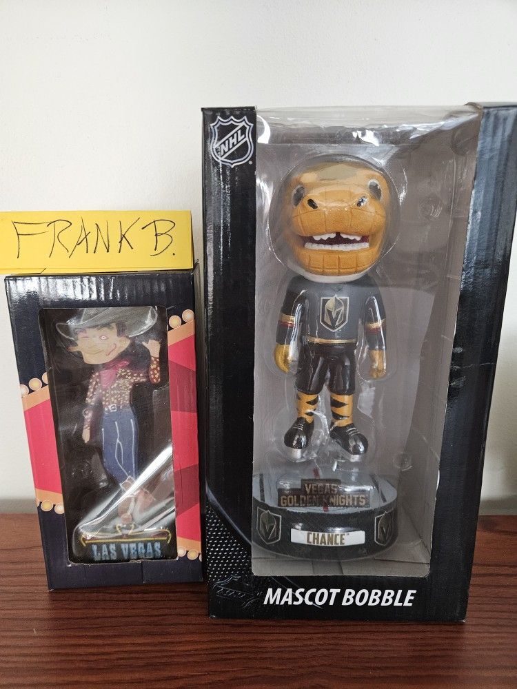 Las Vegas Knights Bobblehead And Vegas Vic