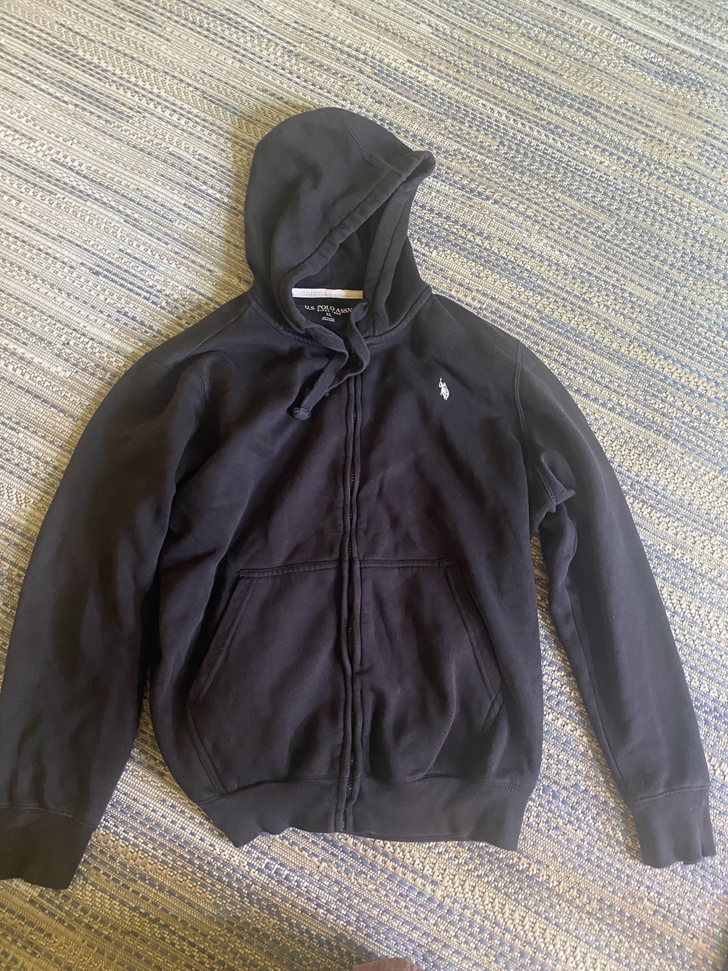 US Polo Mens Zip up Sweater