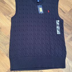 Brand New W/tags: Polo By Ralph Lauren Sweater Vest