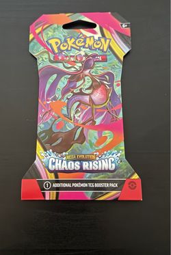Pokemon Chaos Rising TCG Booster Pack 1 Pack
