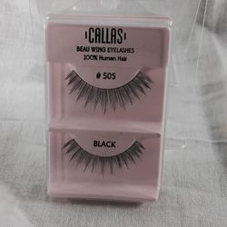 Callas Beau Wing Eyelashes #505 Black 1 Pair