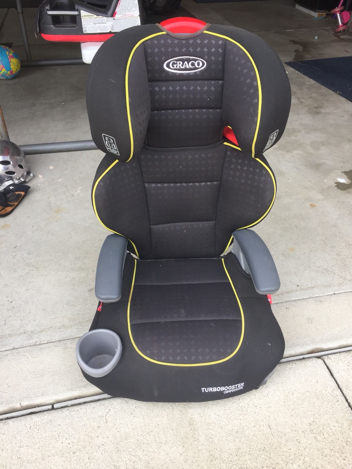 Car seat and back rest