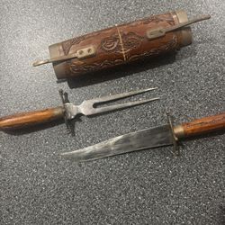 Carving Knife And Fork Set