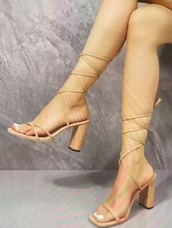 Tie Leg Heels