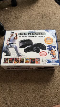 Sega Genesis Classic Game Console 80 Built-In Games Collector's Edition Box Test