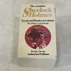 Complete Sherlock Holmes 8-volume paperback set by Berkley Books. Missing 2 Books. Only 6 Included