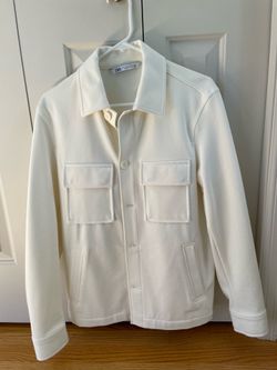Zara white jacket  in like new condition