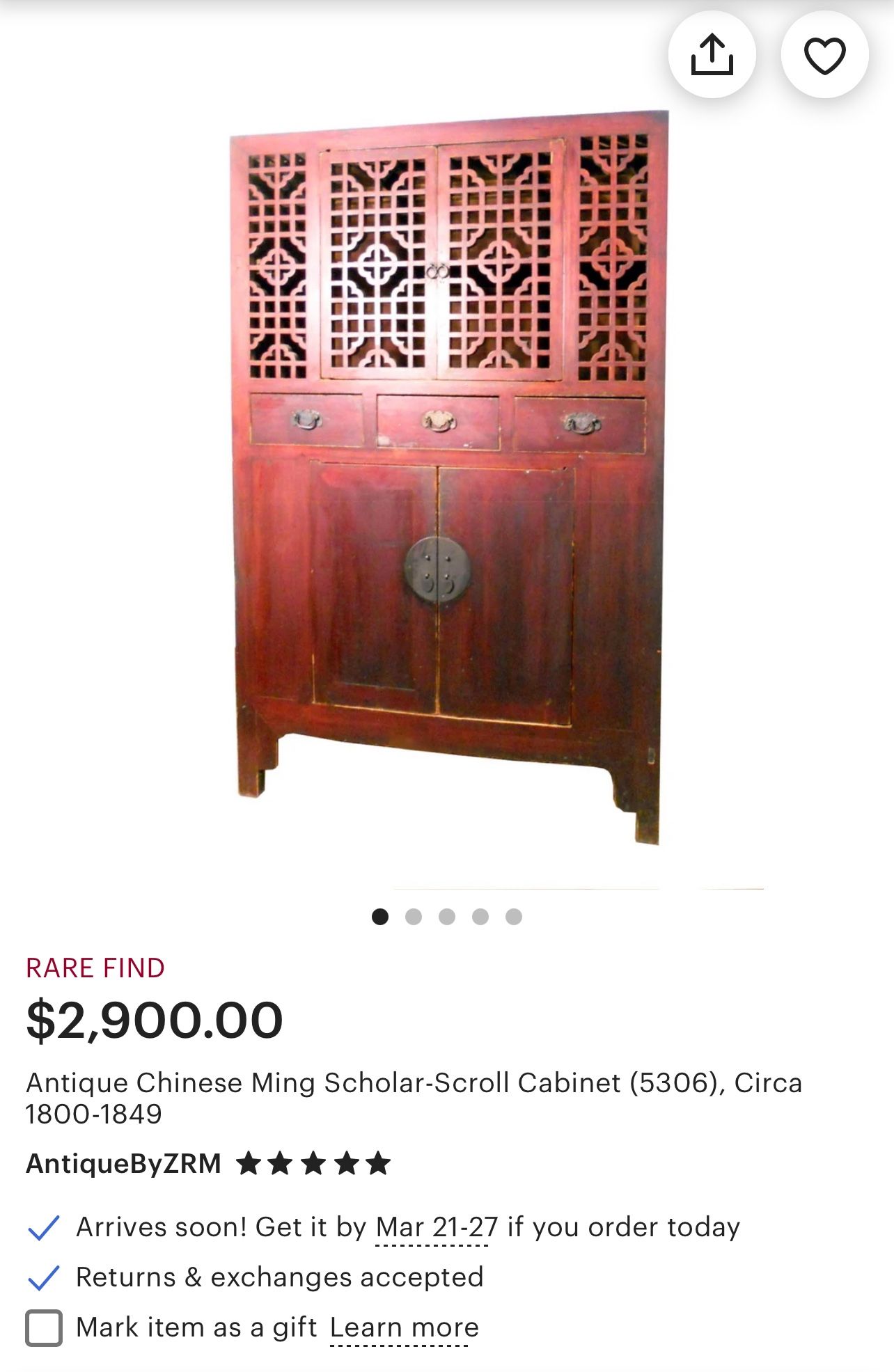 Asian Armoire