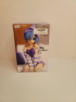 $25 Anime Figure FuRyu Re:Zero Rem Noodle Stopper Figure Japan