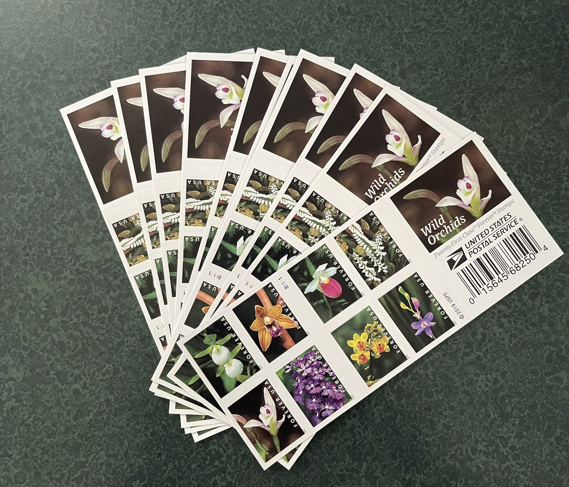 10 Forever Stamps Books Wild Orchids