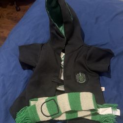 Build A Bear Workshop Harry Potter Slytherin House Robes Uniform BAWB Green