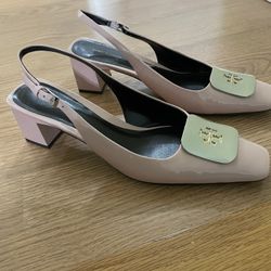 Tory Burch Georgia Slingback Pumps heels in pink size 9 women’s heels