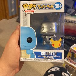 Funko Pop Pokemon Squirtle  25th Year Anniversary Edition #504