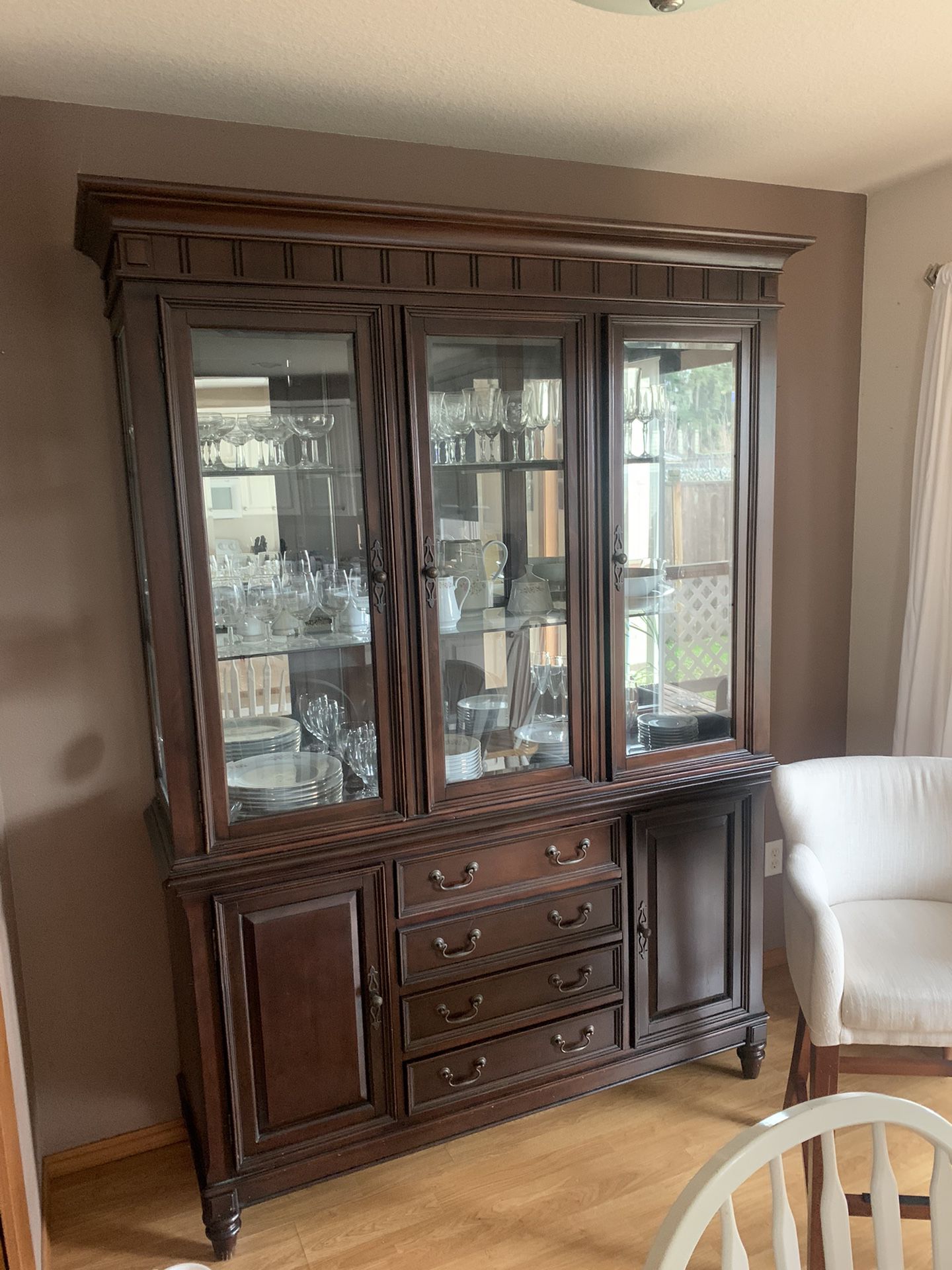 AICO by Michael Amini Lighted China Cabinet 