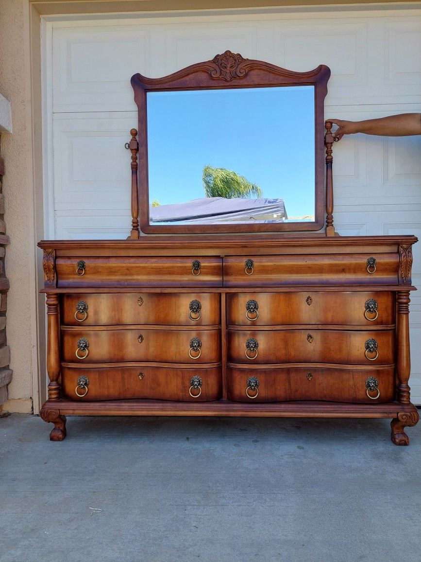 Dresser And Mirror