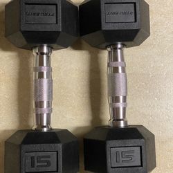 New 15lbs Pair of Weights