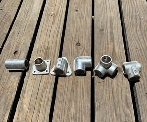 Fittings & brackets for lighting mounting 55 pieces