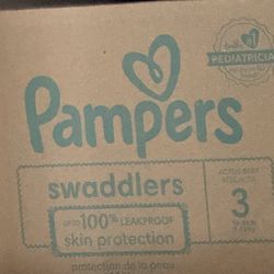 PAMPERS SWADDLERS SIZE 3(168 COUNT)