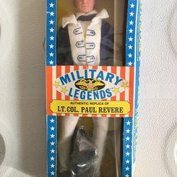 Vintage Excel Toy Co. Military Legends Lt. Col. Paul Revere Complete NIB