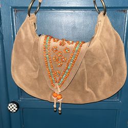 Brown Suede Purse