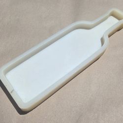 18x5x1 Wind Bottle Shaped Cheese Board Silicone Mold