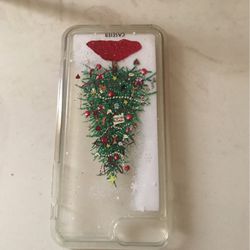 Silicone Christmas Snow Falling Case IPhone 8