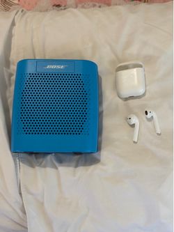 Speaker and AirPods