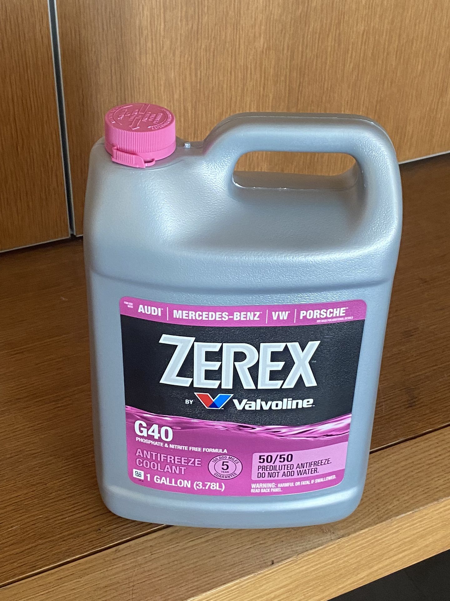 Unopened Valvoline Zerex G40 Coolant/Antifreeze - 1 gallon