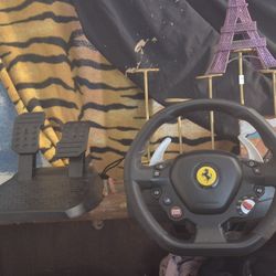 THRUSTMASTER T80 Ferrari 488 GTB Edition Racing Wheel (compatible w/ PS5, PS5 Pro, PS4 & PC)