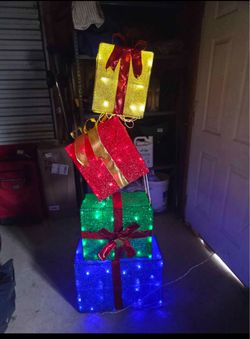 Outside light up Christmas decor