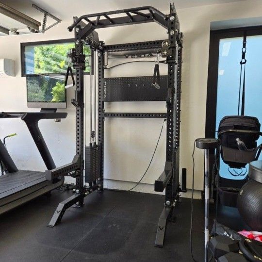 Vesta Pro Series 2in1 Squat Rack | Functional Trainer | 400lb Weight Stack | Commercial Grade | Adjustable Pulley System | FREE DELIVERY🚚