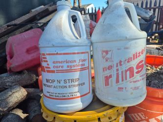 Free wax floor stripping products