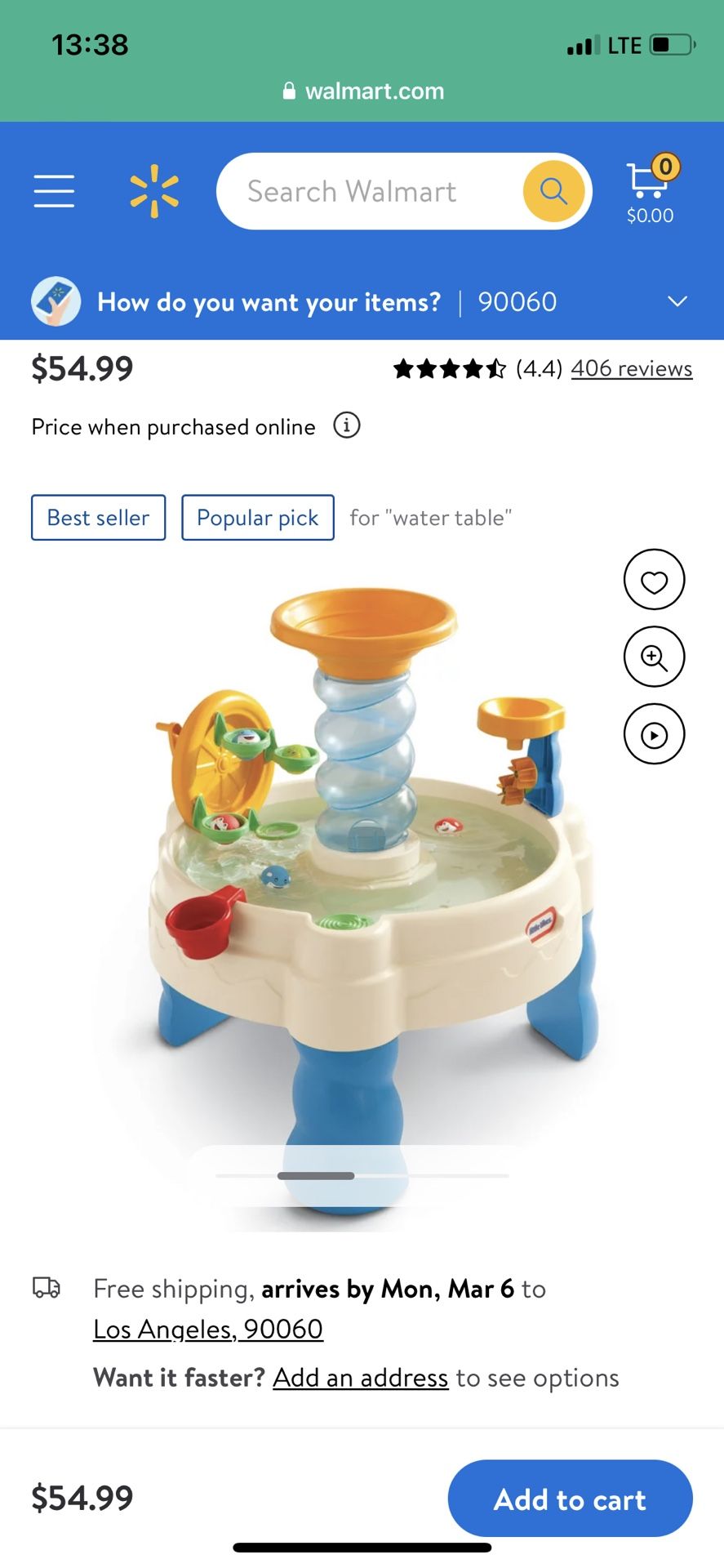 Little Tikes Spiralin' Seas Waterpark Water Toy