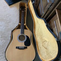 Esteban AL-100 Acoustic Electric Guitar And Hard Case
