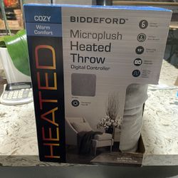 Microplush Heated Throw 50x60 IN