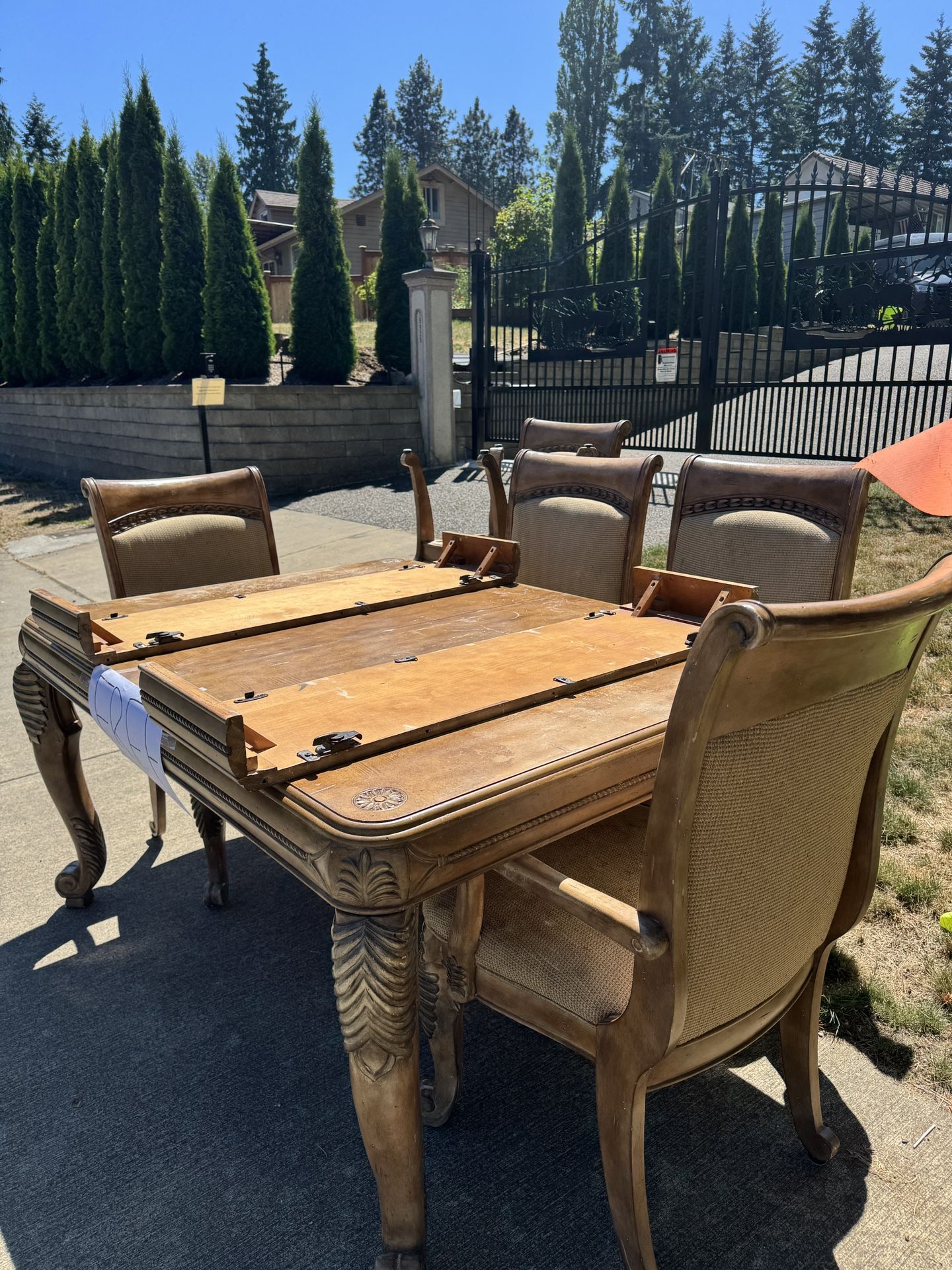 FREE Dining Table With 6 Chairs