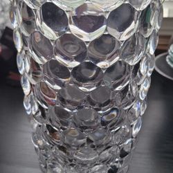 Elegant Clear Glass Vase