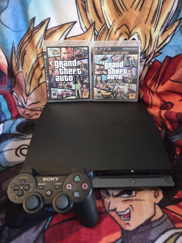 Sony Playstation 3 Slim 150GB Console with 2 Games