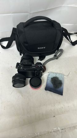 Sony Mirrorless Camera with Lens and Bag#53494