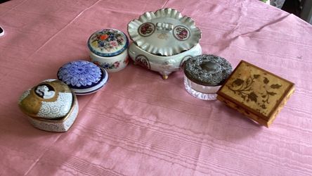 Trinket box collection.